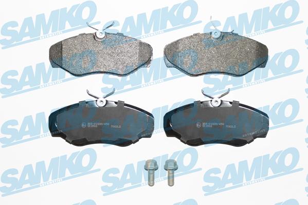 Samko 5SP869 - Komplet zavornih oblog, ploscne (kolutne) zavore parts5.com