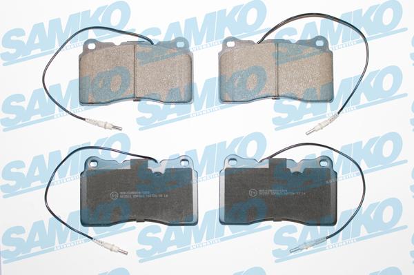 Samko 5SP863 - Brake Pad Set, disc brake parts5.com