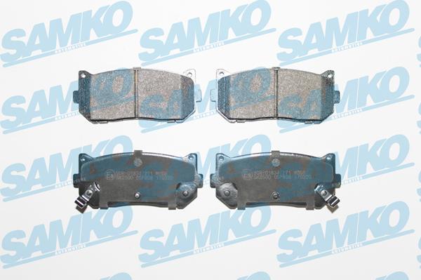 Samko 5SP808 - Set placute frana,frana disc parts5.com