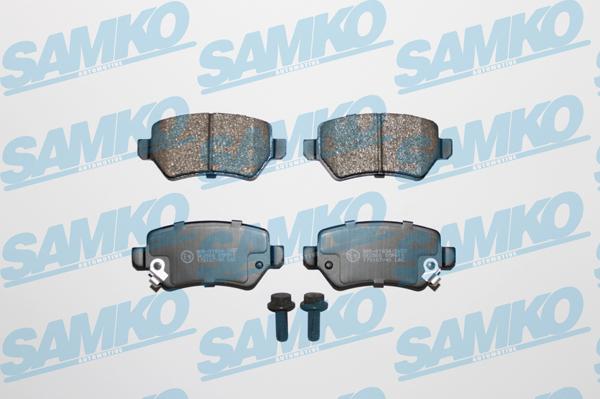 Samko 5SP811 - Brake Pad Set, disc brake parts5.com