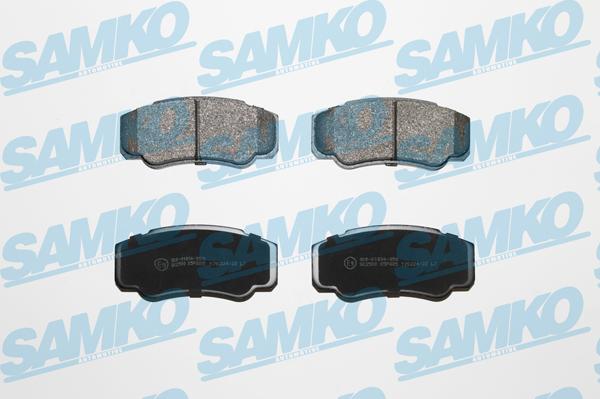 Samko 5SP885 - Sada brzdových platničiek kotúčovej brzdy parts5.com