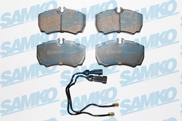 Samko 5SP830A - Kit de plaquettes de frein, frein à disque parts5.com