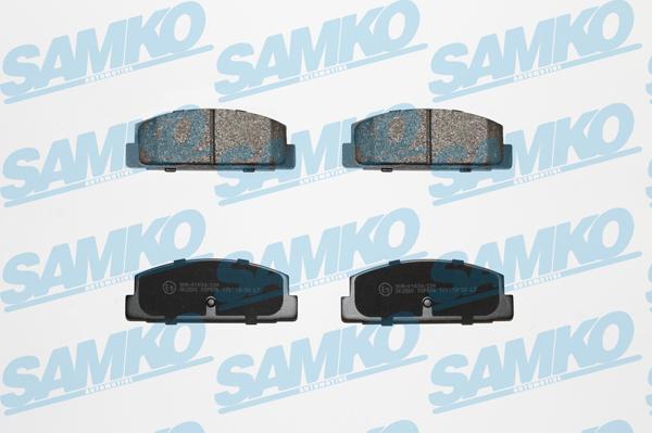 Samko 5SP876 - Brake Pad Set, disc brake parts5.com