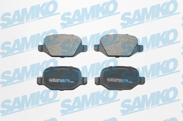 Samko 5SP871 - Set placute frana,frana disc parts5.com