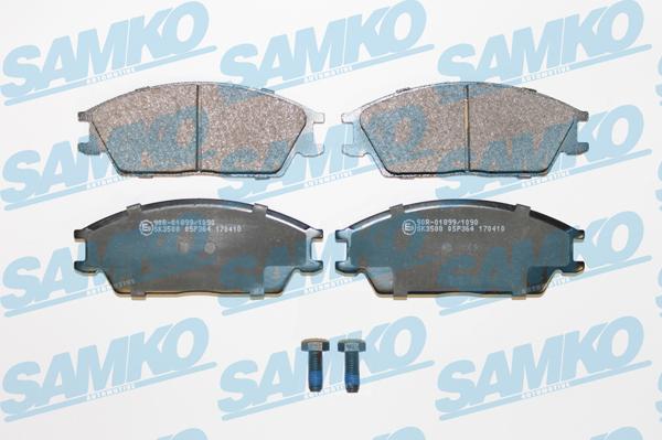 Samko 5SP364 - Fékbetétkészlet, tárcsafék parts5.com