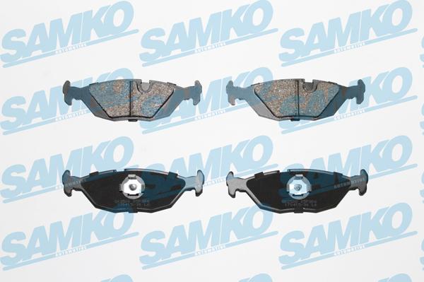 Samko 5SP306 - Fékbetétkészlet, tárcsafék parts5.com