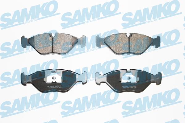 Samko 5SP310 - Fékbetétkészlet, tárcsafék parts5.com