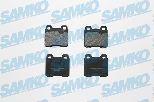 Samko 5SP333 - Σετ τακάκια, δισκόφρενα parts5.com