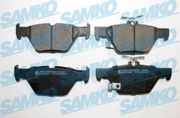 Samko 5SP2097 - Fren balata seti, diskli fren parts5.com