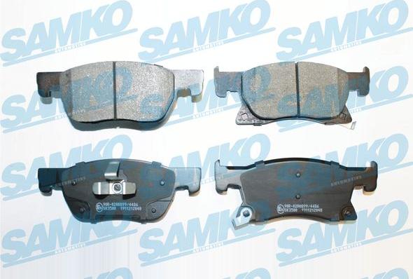 Samko 5SP2048 - Brake Pad Set, disc brake parts5.com