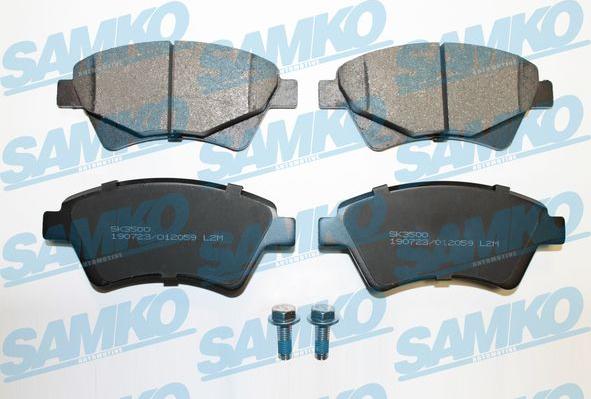 Samko 5SP2059 - Brake Pad Set, disc brake parts5.com