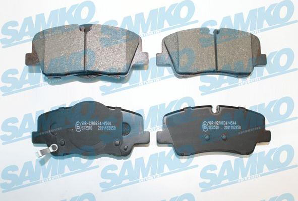 Samko 5SP2058 - Brake Pad Set, disc brake parts5.com