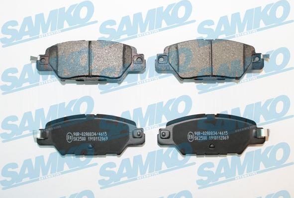 Samko 5SP2069 - Set placute frana,frana disc parts5.com