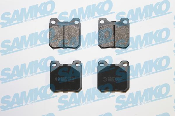 Samko 5SP206 - Σετ τακάκια, δισκόφρενα parts5.com