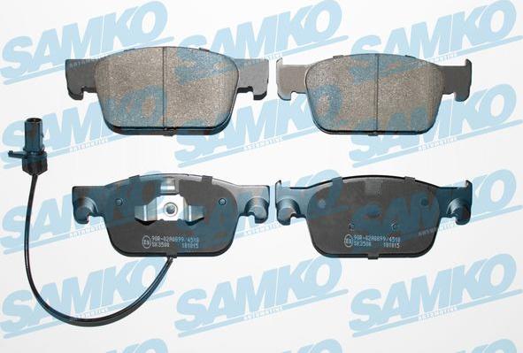 Samko 5SP2038 - Piduriklotsi komplekt,ketaspidur parts5.com