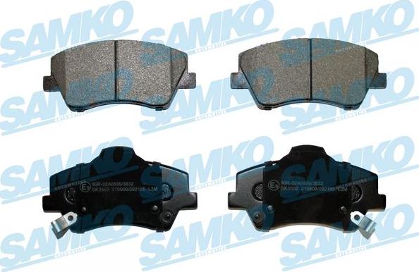 Samko 5SP2195 - Set placute frana,frana disc parts5.com