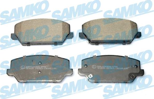 Samko 5SP2165 - Set placute frana,frana disc parts5.com