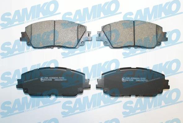 Samko 5SP2117 - Set placute frana,frana disc parts5.com