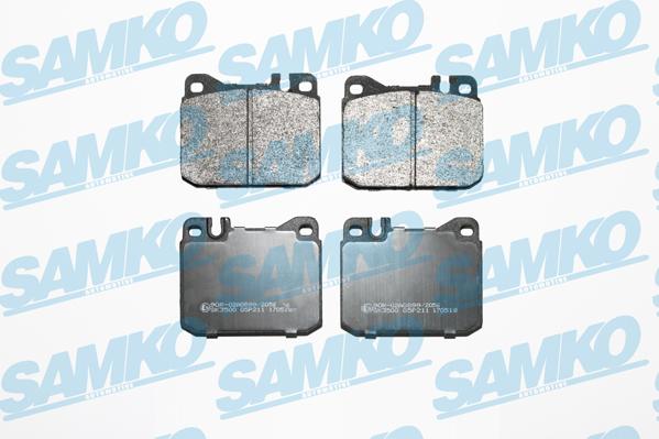 Samko 5SP211 - Set placute frana,frana disc parts5.com