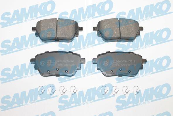 Samko 5SP2132 - Brake Pad Set, disc brake parts5.com