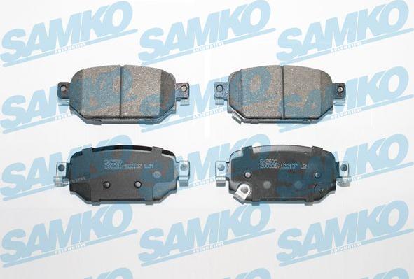 Samko 5SP2137 - Zestaw klocków hamulcowych, hamulce tarczowe parts5.com