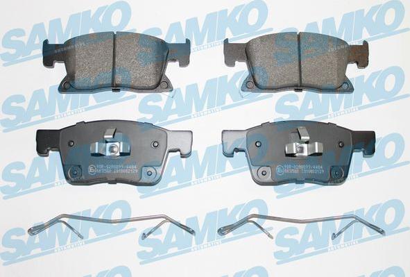 Samko 5SP2129K - Brake Pad Set, disc brake parts5.com