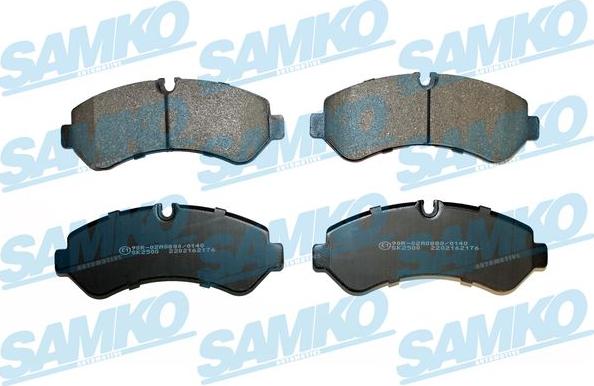 Samko 5SP2176 - Sada brzdových destiček, kotoučová brzda parts5.com