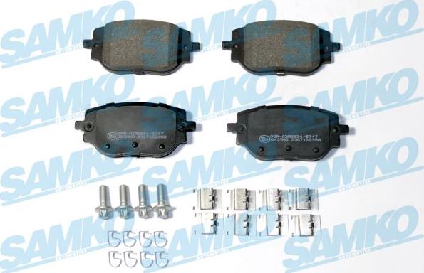 Samko 5SP2358 - Set placute frana,frana disc parts5.com