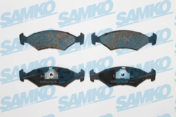 Samko 5SP233 - Brake Pad Set, disc brake parts5.com