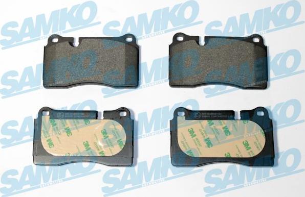 Samko 5SP2327 - Zestaw klocków hamulcowych, hamulce tarczowe parts5.com