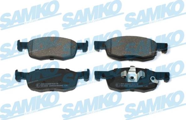 Samko 5SP2262 - Brake Pad Set, disc brake parts5.com