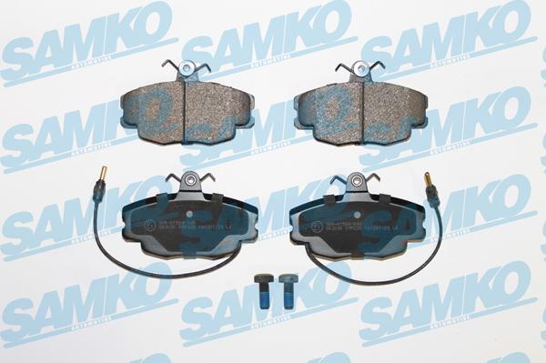 Samko 5SP220 - Brake Pad Set, disc brake parts5.com