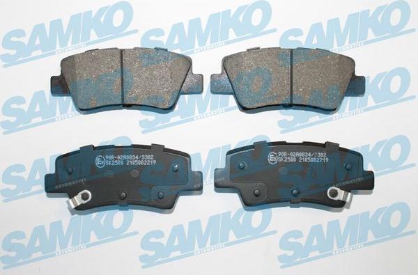 Samko 5SP2219 - Sada brzdových destiček, kotoučová brzda parts5.com