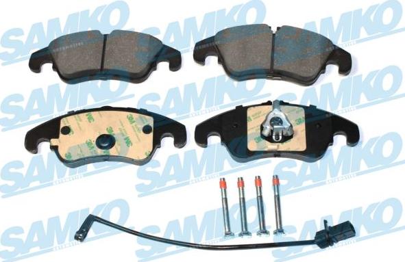 Samko 5SP2282A - Fékbetétkészlet, tárcsafék parts5.com