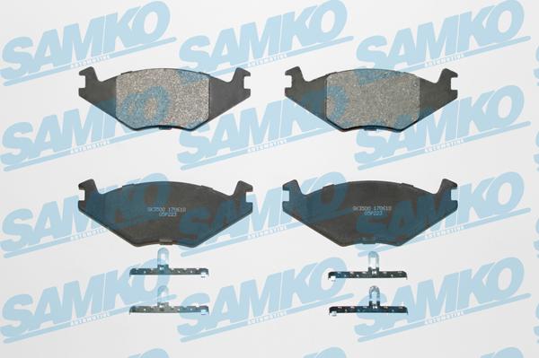 Samko 5SP223 - Set placute frana,frana disc parts5.com