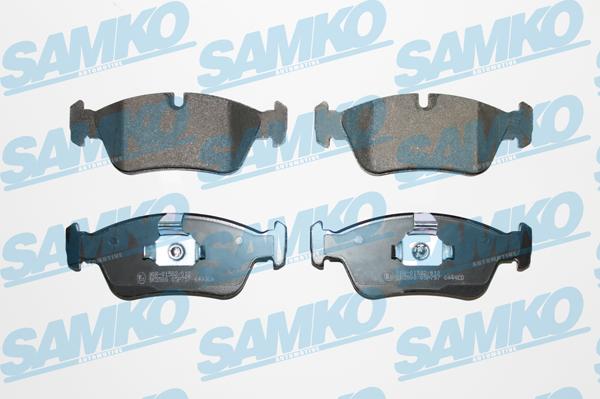 Samko 5SP757 - Fékbetétkészlet, tárcsafék parts5.com