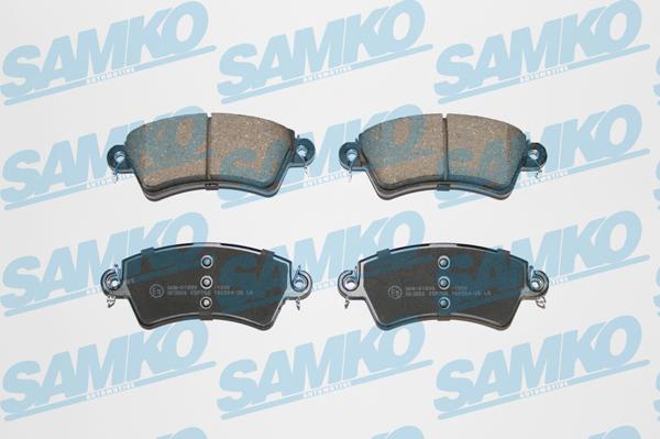 Samko 5SP766 - Piduriklotsi komplekt,ketaspidur parts5.com