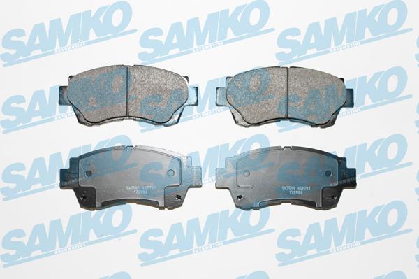 Samko 5SP701 - Zestaw klocków hamulcowych, hamulce tarczowe parts5.com