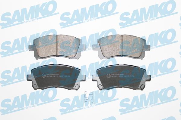 Samko 5SP713 - Brake Pad Set, disc brake parts5.com