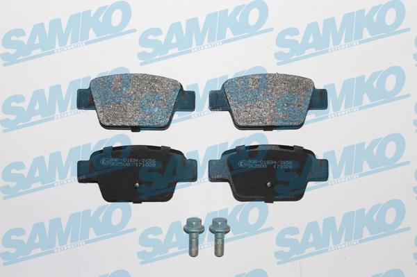 Samko 5SP780 - Σετ τακάκια, δισκόφρενα parts5.com