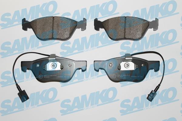 Samko 5SP720 - Brake Pad Set, disc brake parts5.com