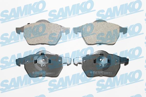 Samko 5SP772 - Σετ τακάκια, δισκόφρενα parts5.com