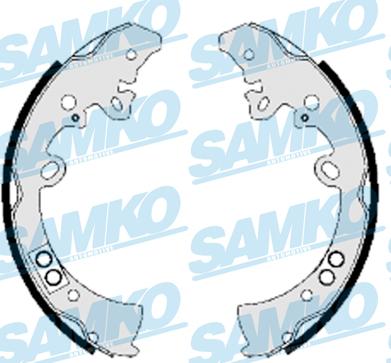 Samko 89200 - Set saboti frana parts5.com