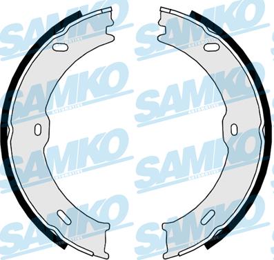 Samko 89710 - Sada brzdových čelistí parts5.com