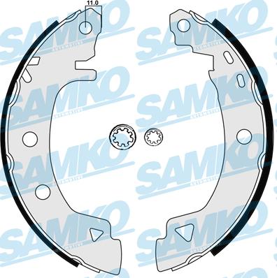 Samko 84920 - Komplet kočnih čeljusti parts5.com