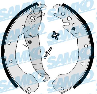 Samko 84650 - Brake Shoe Set parts5.com