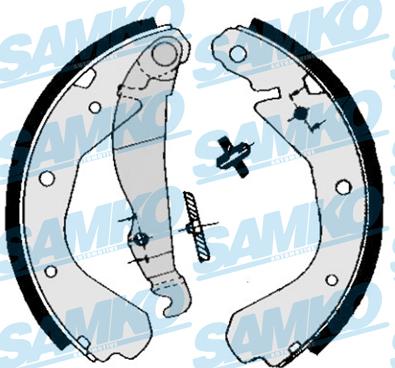 Samko 84660 - Set saboti frana parts5.com