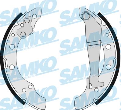 Samko 84100 - Sada brzdových čelistí parts5.com