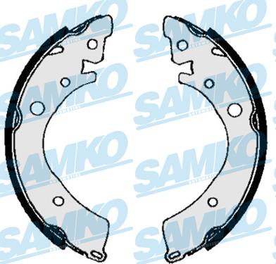 Samko 84350 - Fékpofakészlet parts5.com