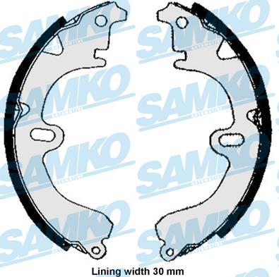 Samko 85860 - Set saboti frana parts5.com